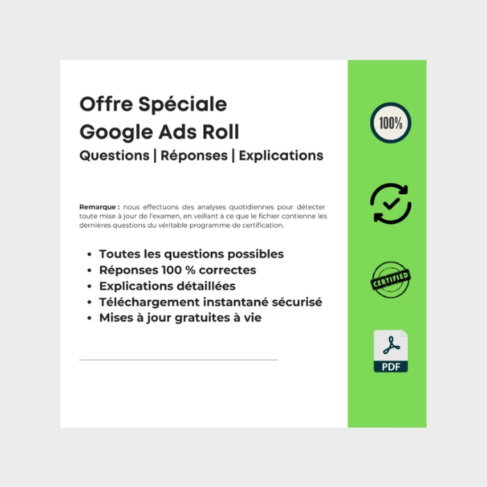 Offre Spéciale Google Ads Roll